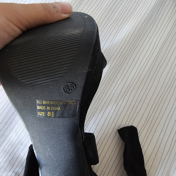 (2 for$60)Heels Fashion Nova 8.5, platform wrap chunky heel - Picture 6 of 7